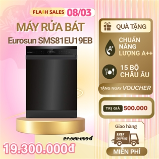 Máy rửa bát 15 bộ Eurosun SMS81EU19EB
